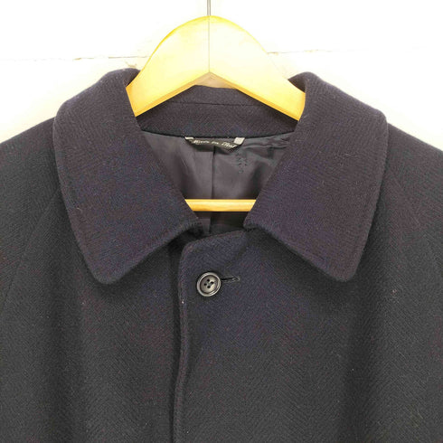 ランバン LANVIN LANA CASHMERE ステンカラーコート メンズ 48