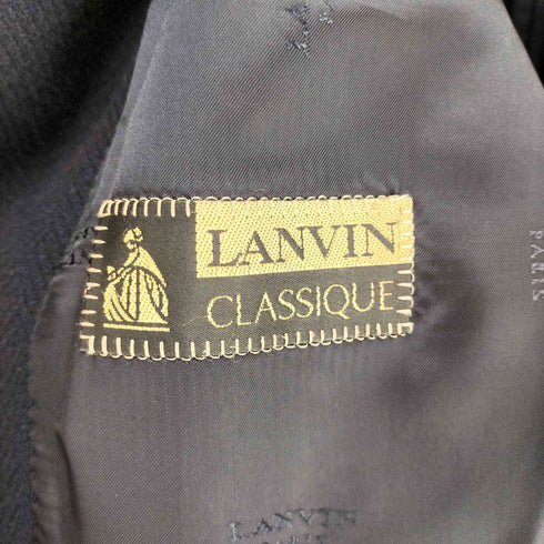 ランバン LANVIN LANA CASHMERE ステンカラーコート メンズ 48