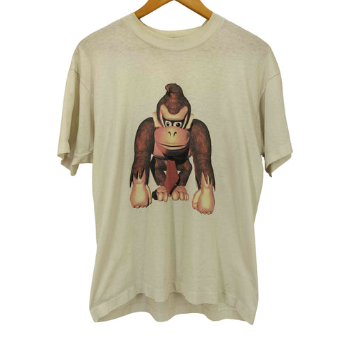 フルーツオブザルーム FRUIT OF THE LOOM 90s USA製 袖裾シングルキャラクタープリントTシャツ メンズ JPN:L