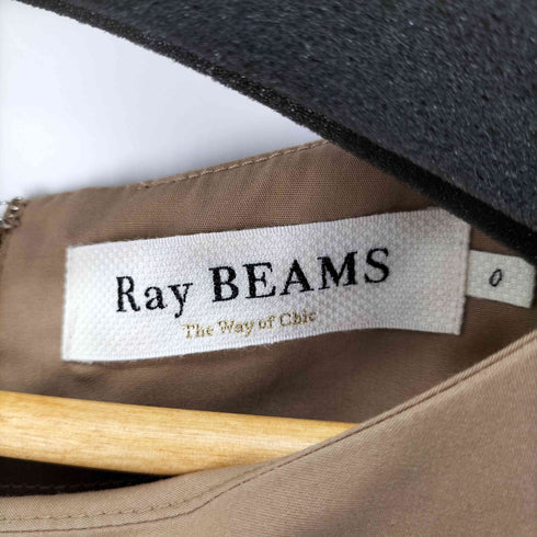 レイビームス Ray BEAMS 19SS バックプリーツボートネックワンピース レディース JPN:0