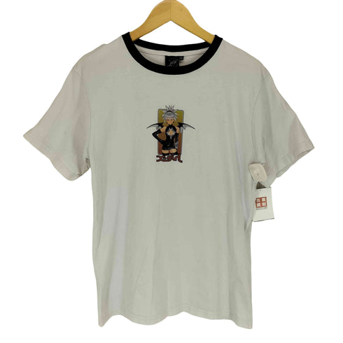 エックスガール X-girl プリントリンガーTシャツ レディース JPN:M