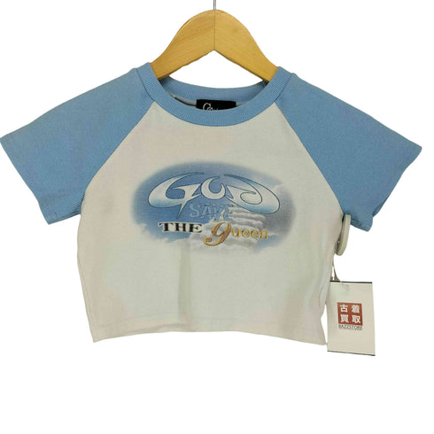 プリントラグランTシャツ レディース