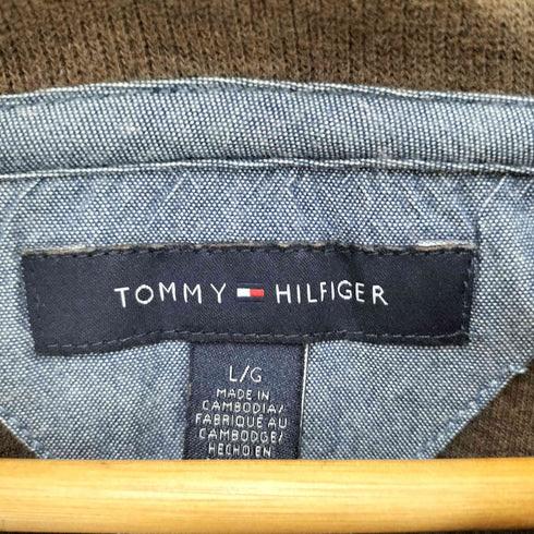 トミーヒルフィガー TOMMY HILFIGER ボタンデザインコットンニット メンズ JPN:L