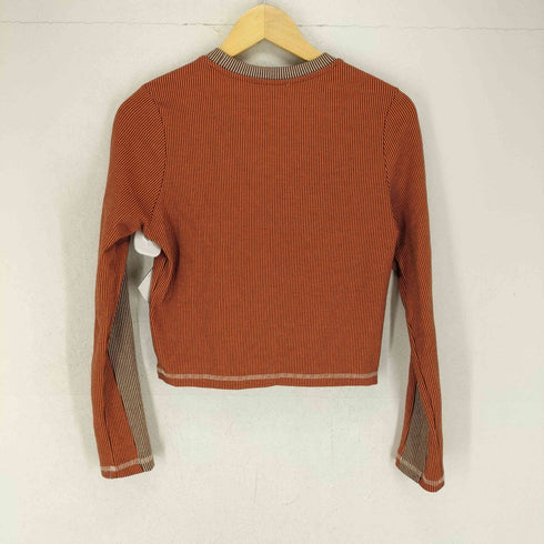 Basic Pleasure Mode フロント刺繍デザインL/S TEE レディース 12