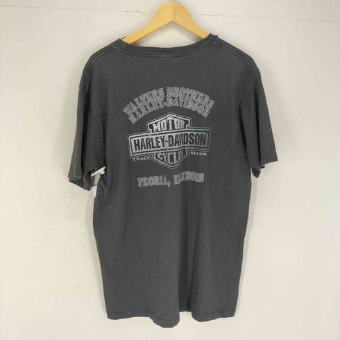 ハーレーダビッドソン HARLEY-DAVIDSON MADE IN USA 両面プリント半袖Tシャツ メンズ JPN:L