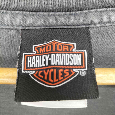 ハーレーダビッドソン HARLEY-DAVIDSON MADE IN USA 両面プリント半袖Tシャツ メンズ JPN:L