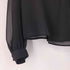ザラ ZARA L/S シアーシャツ レディース US M