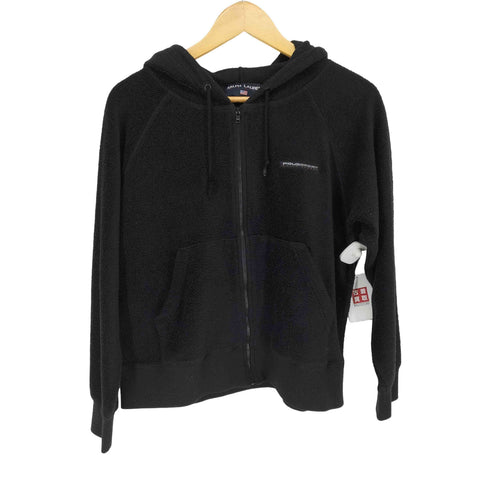 ポロスポーツラルフローレン POLO SPORT RALPH LAUREN ロゴ刺繍パイル地ジップアップパーカー レディース JPN:M