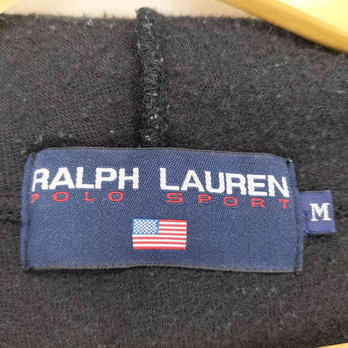 ポロスポーツラルフローレン POLO SPORT RALPH LAUREN ロゴ刺繍パイル地ジップアップパーカー レディース JPN:M