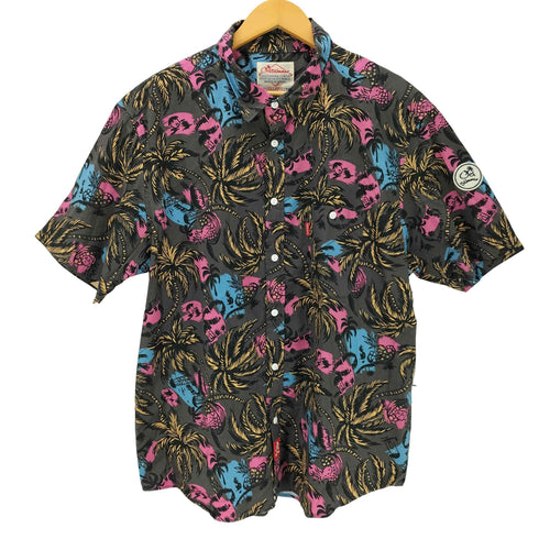 old summer ヤシの木 総柄半袖シャツ メンズ JPN:XXL