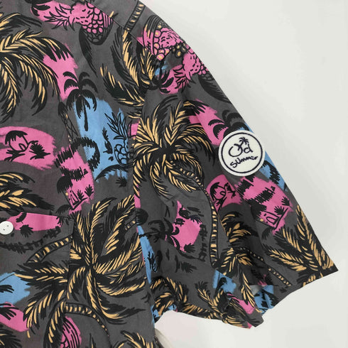 old summer ヤシの木 総柄半袖シャツ メンズ JPN:XXL