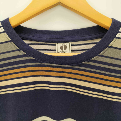 ハンテン HANG TEN マルチボーダー 半袖ポケットTシャツ メンズ 3L