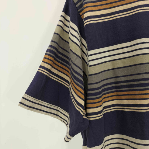 ハンテン HANG TEN マルチボーダー 半袖ポケットTシャツ メンズ 3L