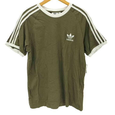 アディダスオリジナルス adidas Originals スリーストライプ リンガーTシャツ メンズ JPN:XL