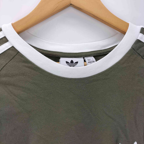 アディダスオリジナルス adidas Originals スリーストライプ リンガーTシャツ メンズ JPN:XL