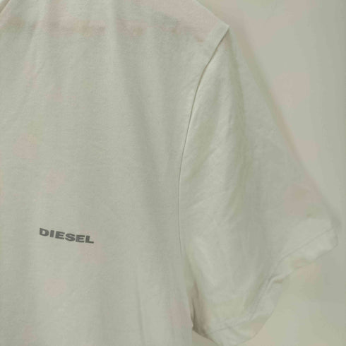 ディーゼル DIESEL ワンポイントロゴ Vネック 半袖Tシャツ メンズ JPN:XL
