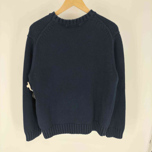 ポロジーンズカンパニーラルフローレン POLO JEANS COMPANY RALPH LAUREN 星条旗 コットン クルーネック ニット メンズ import:M