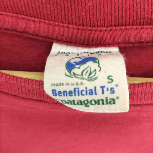 パタゴニア patagonia 90S USA製 Beneficial Ts 100% Original Cotton クルーネック Tシャツ メンズ import:S