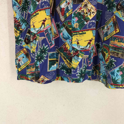 コットンレーヨン開襟アロハシャツ メンズ JPN:XL