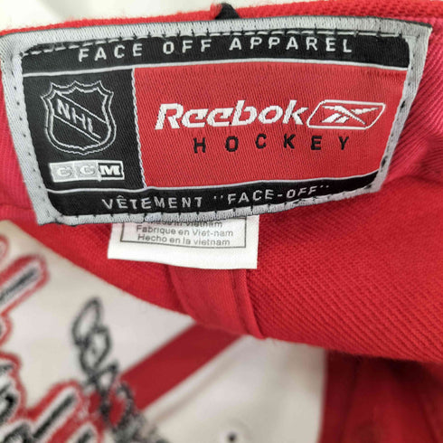 リーボック Reebok HOCKEY 刺繍デザインテープバックキャップ メンズ