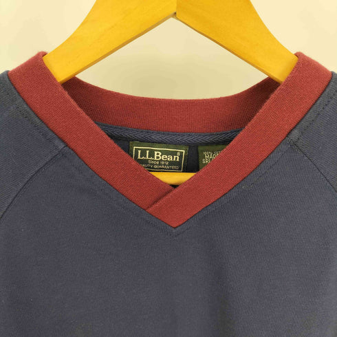 エルエルビーン L.L.Bean Vネック プルオーバー フットボール シャツ メンズ import:M