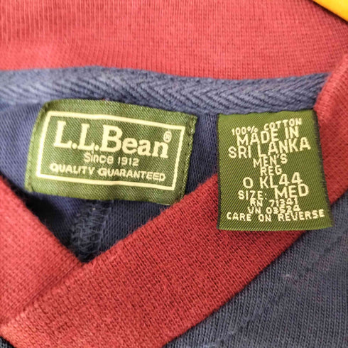 エルエルビーン L.L.Bean Vネック プルオーバー フットボール シャツ メンズ import:M