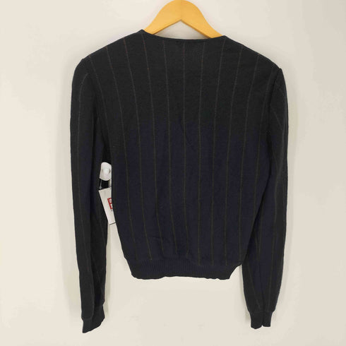 マックスマーラ MAX MARA ストライプウール カシュクールニット レディース import:M