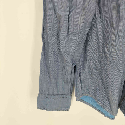 ヒューゴボス HUGO BOSS ヘリンボーンワークシャツ メンズ JPN:L