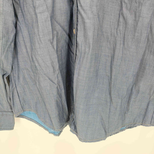 ヒューゴボス HUGO BOSS ヘリンボーンワークシャツ メンズ JPN:L