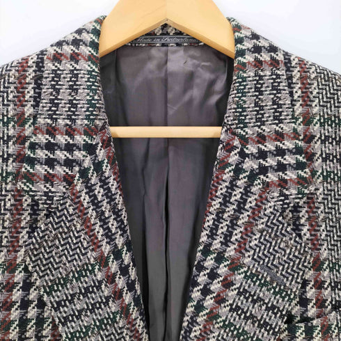 Ermenegildo Zegna 千鳥格子チェック柄 ウール2Bジャケット メンズ