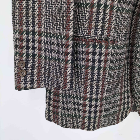 Ermenegildo Zegna 千鳥格子チェック柄 ウール2Bジャケット メンズ