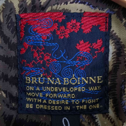 ブルーナボイン BRU NA BOINNE ホースハイド アランジャケット 百虎 メンズ 0