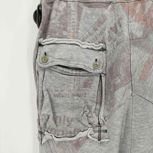 ノゾミイシグロ NOZOMI ISHIGURO 転写 スウェットパンツ メンズ JPN:S