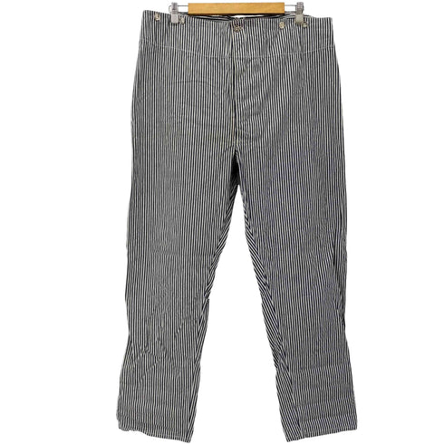 スウィーディシュアーミー SWEDISH ARMY 30S-40S ヒッコリーパンツ 針シンチバック ホスピタルパンツ Hickory Hospital Pants サスペンダーボタン メタルボタン 針刺し スウェーデン軍 メンズ
