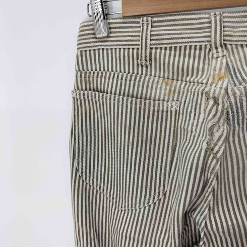 リー Lee 60-70S ヒッコリーデニムパンツ ボタン裏25 タロンジップ メンズ