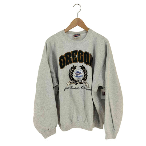 ヘインズ Hanes OREGON カレッジフットボール クルーネックスウェット メンズ import:XL