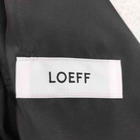 ロエフ LOEFF 24SS サテン ギャザー ワイドパンツ レディース JPN:1