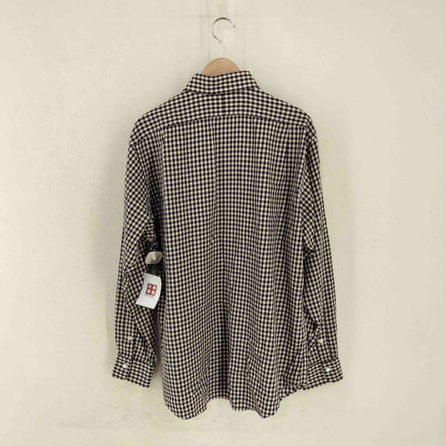 ポロバイラルフローレン Polo by RALPH LAUREN REGENT CLASSIC FIT ギンガムチェック ワイドカラーシャツ メンズ import:L