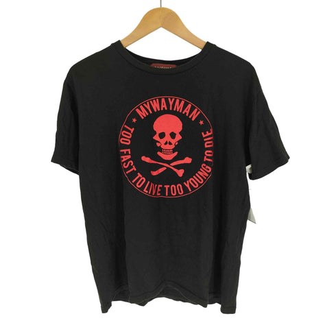 MY WAY MAN 666 CIRCLE LOGO サークルロゴ Tシャツ メンズ JPN:L