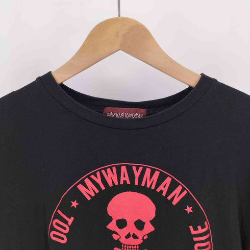 MY WAY MAN 666 CIRCLE LOGO サークルロゴ Tシャツ メンズ JPN:L