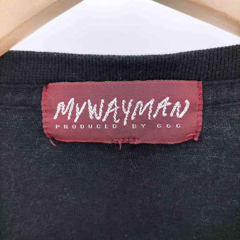 MY WAY MAN 666 CIRCLE LOGO サークルロゴ Tシャツ メンズ JPN:L