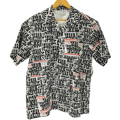 ブラックアイパッチ Black Eye Patch STICKER COVERED S/S SHIRT メンズ JPN:XL