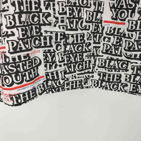 ブラックアイパッチ Black Eye Patch STICKER COVERED S/S SHIRT メンズ JPN:XL