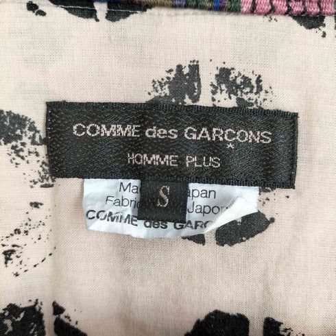 コムデギャルソンオムプリュス COMME des GARCONS HOMME PLUS 07AW マイウェイ期 ネイティブ襟切替 総柄 長袖ボタンシャツ レディース JPN:S