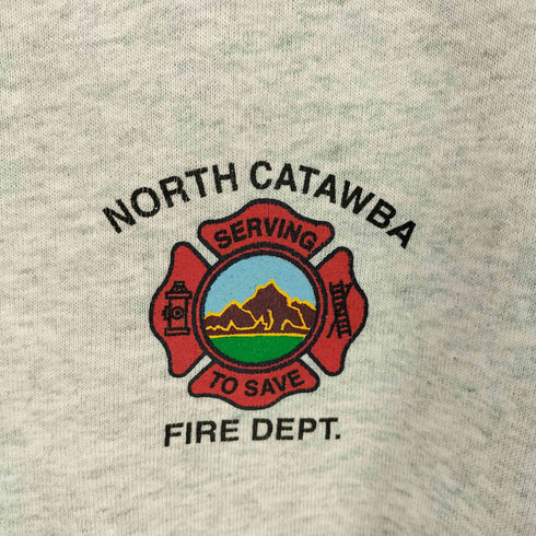 フルーツオブザルーム FRUIT OF THE LOOM 00S NORTH CATAWBA FIRE DEPT スウェット メンズ import:XXL