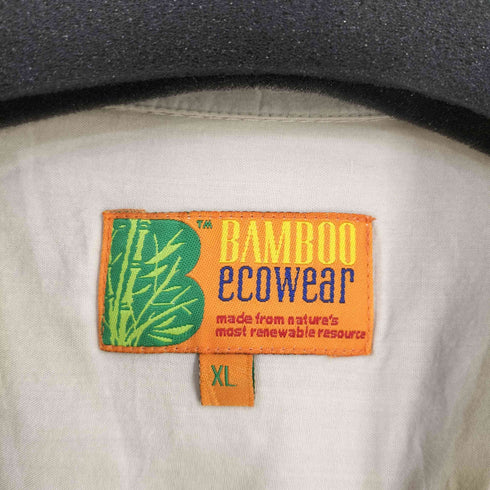 BAMBOO ecowear オープンカラーボックス バンブーシャツ メンズ import:XL