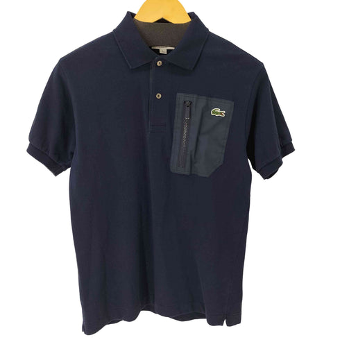 ラコステ LACOSTE アウトドアジップポケット半袖ポロシャツ メンズ import:S