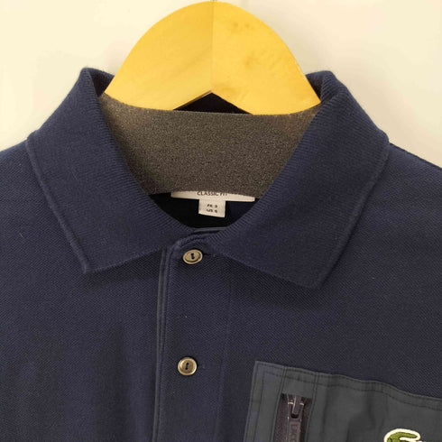ラコステ LACOSTE アウトドアジップポケット半袖ポロシャツ メンズ import:S