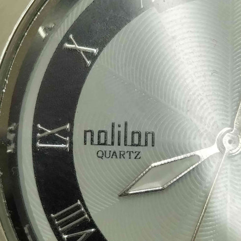 Nolilon ステンレスクオーツ腕時計 メンズ