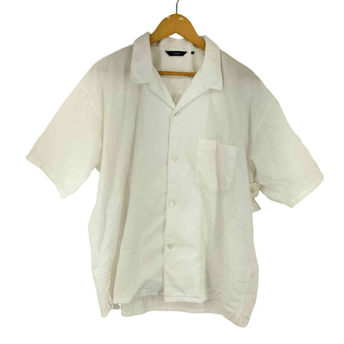 ビームス BEAMS ベーシック オープンカラー シャツ メンズ JPN:L